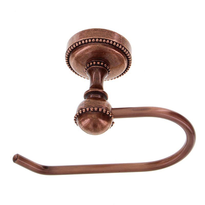 French One Arm Toilet Tissue Holder in Antique Copper