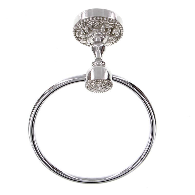 6 1/4" Towel Ring in Polished Silver