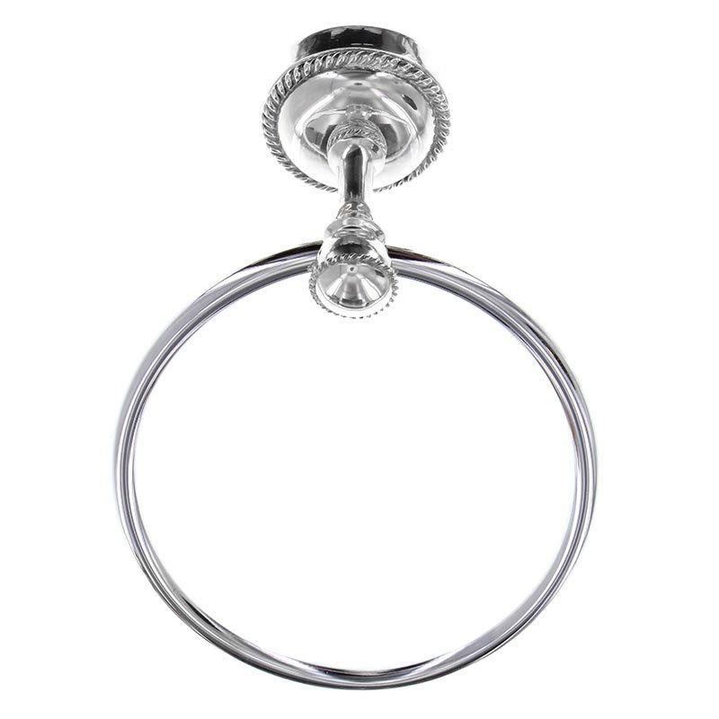 Towel Ring in Polished Silver