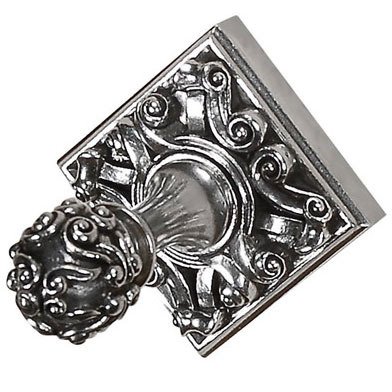 Robe Hook in Antique Silver
