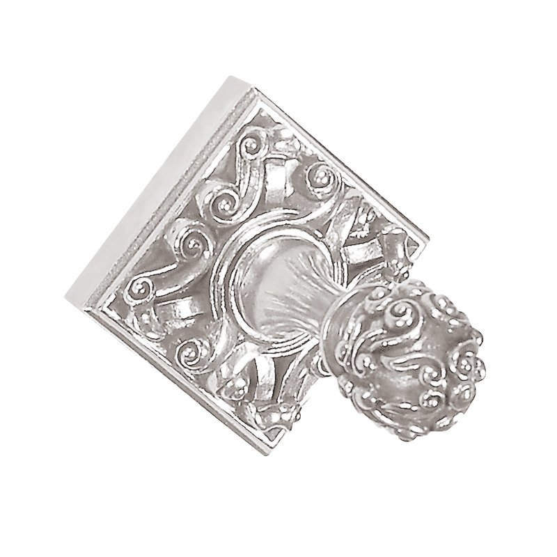 Robe Hook in Polished Silver