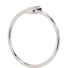 Solid Brass Towel Ring in Polished Nickel