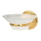 Soap Holder with Dish in Unlacquered Brass