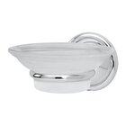 Soap Holder with Dish in Polished Chrome